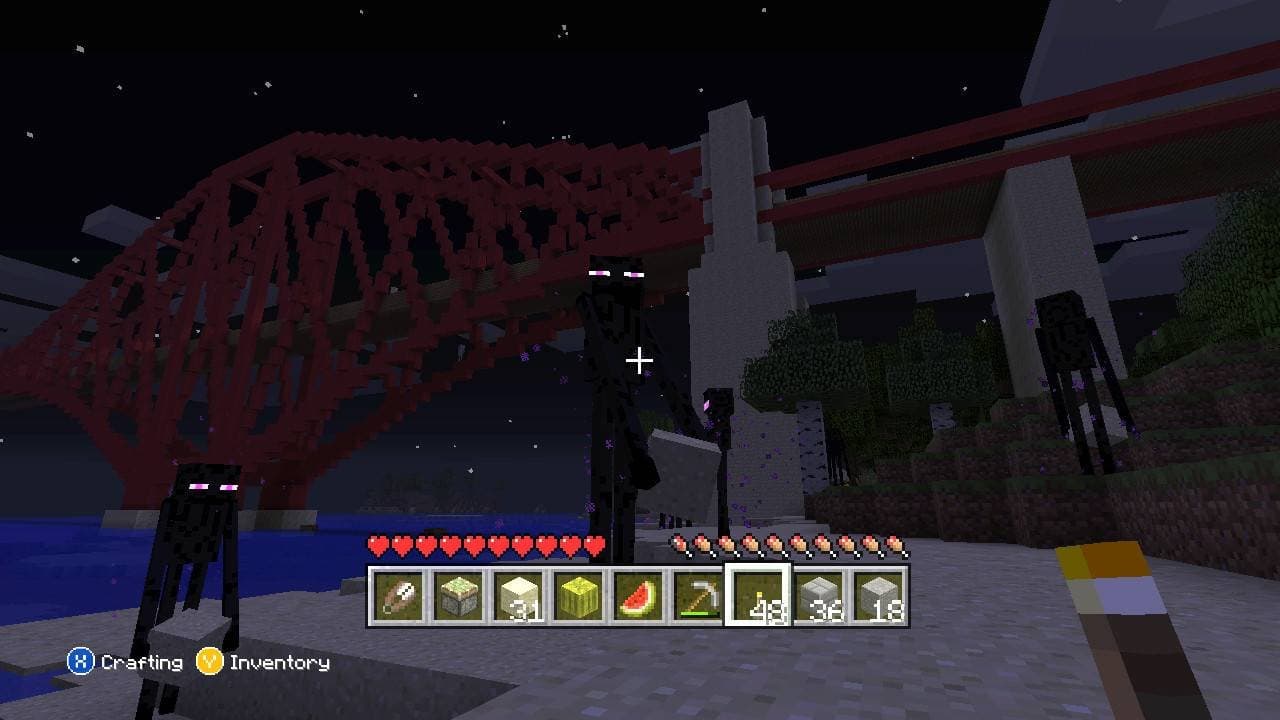 Endermans, barra de hambre y más en la actualización 1.8.2 del Minecraft para el XB360
