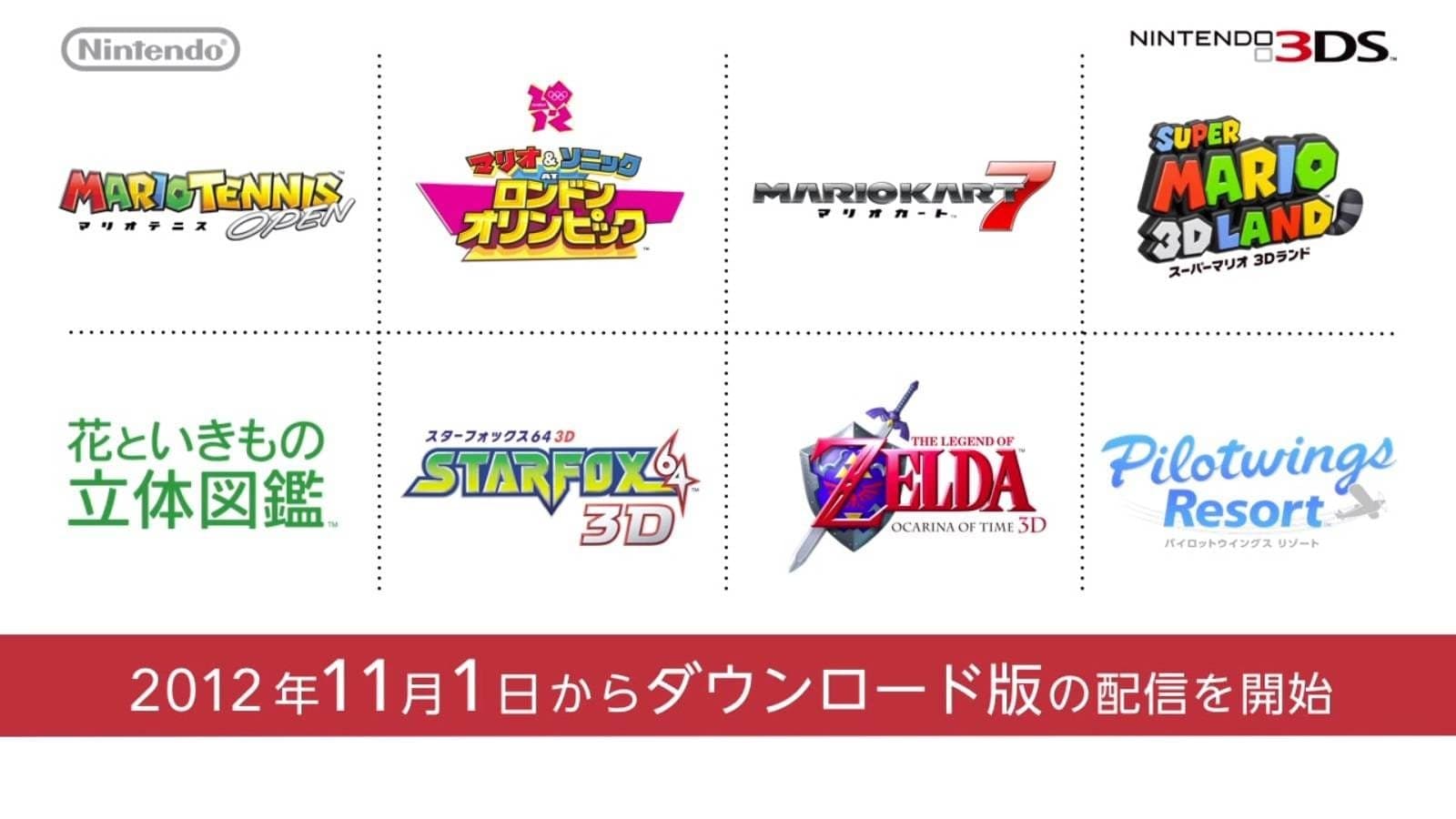 Nintendo relanzará varios titulos del 3DS en formato digital