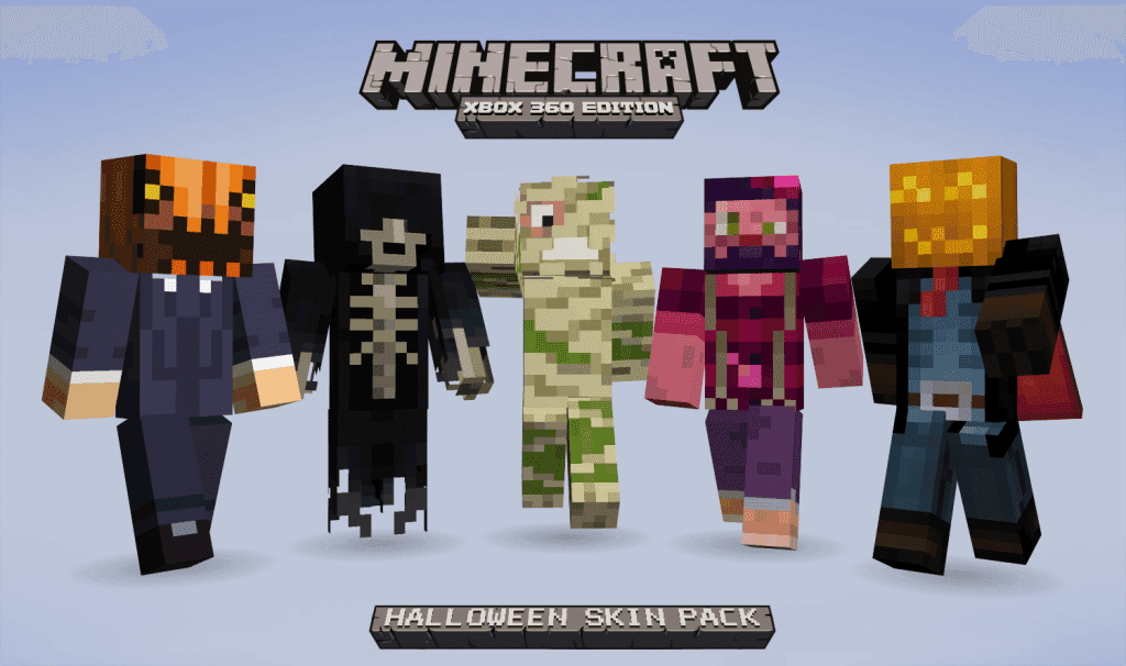 Nuevo pack de Skins de Halloween para Minecraft Xbox 360