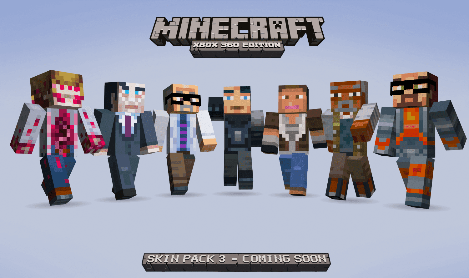 Tercer pack de Skins para el Minecraft Xbox 360 Edition