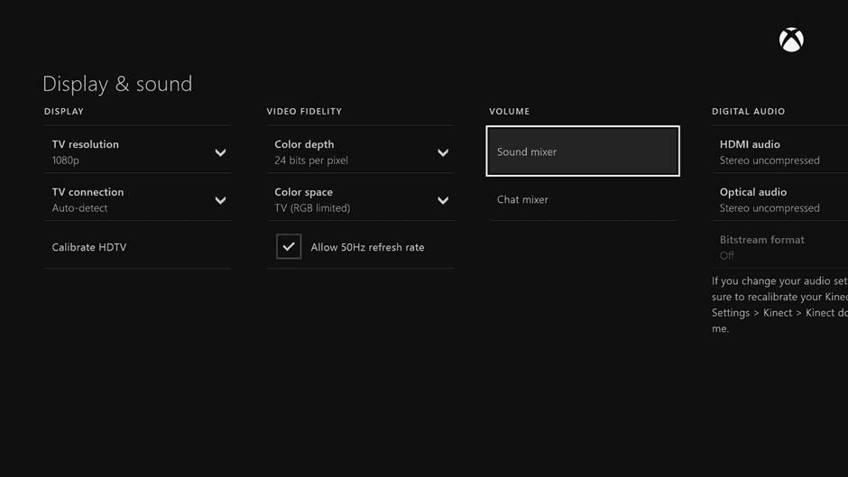 Detalles de la actualización del Xbox One de Mayo