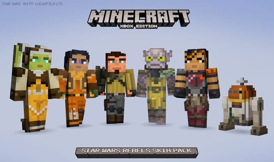 Minecraft para Xbox recibe nuevos skins de Star Wars Rebels