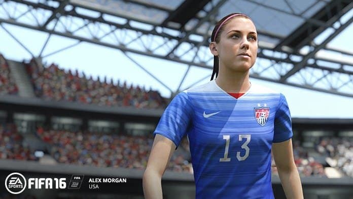 Los equipos nacionales femeninos estarán llegando a FIFA 16