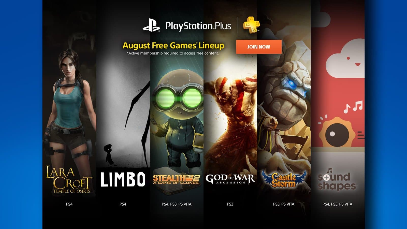 Aquí estan los juegos gratis de agosto para miembros de PS Plus