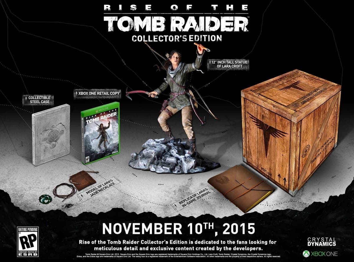 Revelada la edición de colección de Rise of the Tomb Raider