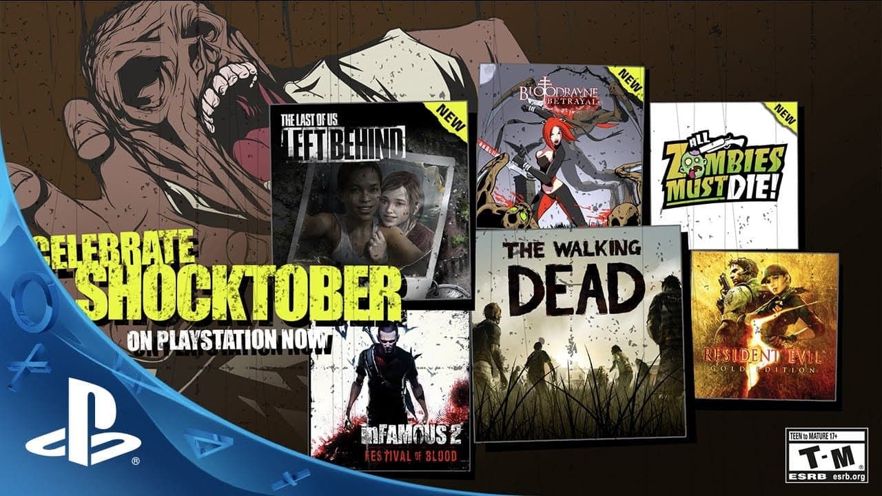 Sony celebra SHOCKTOBER agregando 13 titulos nuevos al Playstation Now