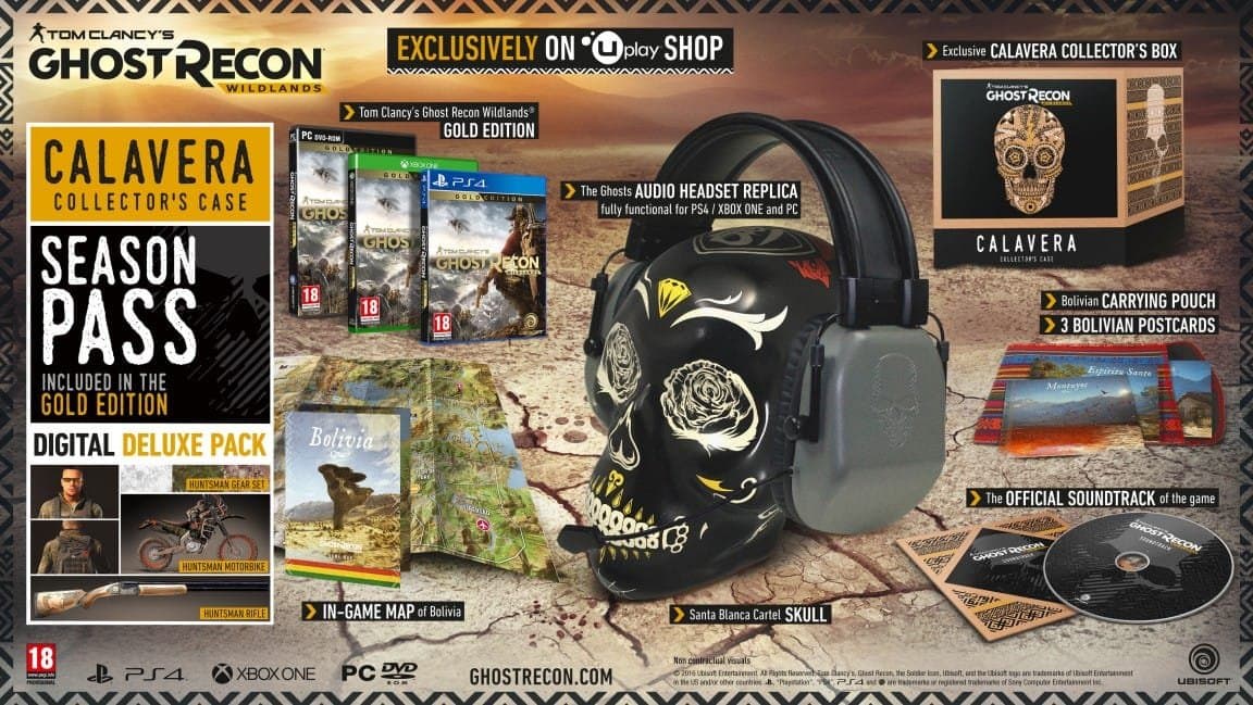 Nuevo trailer de Ghost Recon Wildlands y revelada sus ediciones especiales