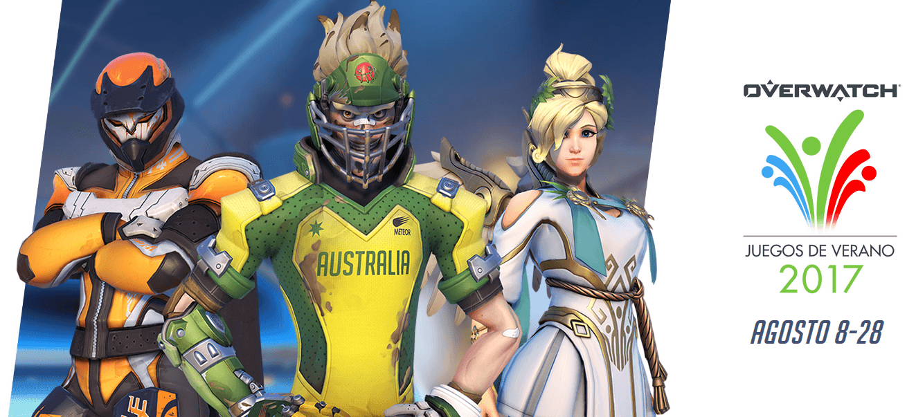 Inicia los Juegos de Verano 2017 en Overwatch con nuevos Skins veraniegos