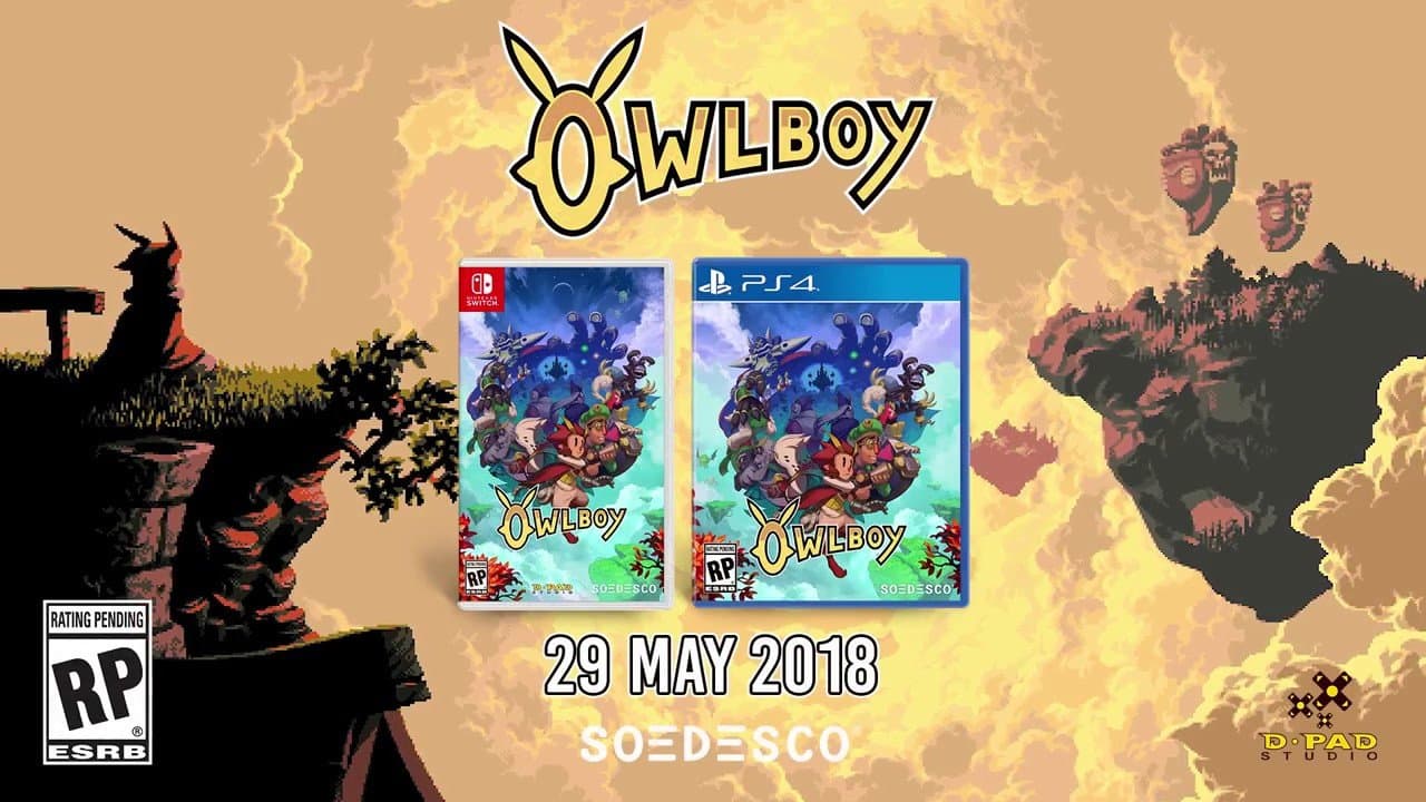 Owlboy contará con versión física para Switch y PS4