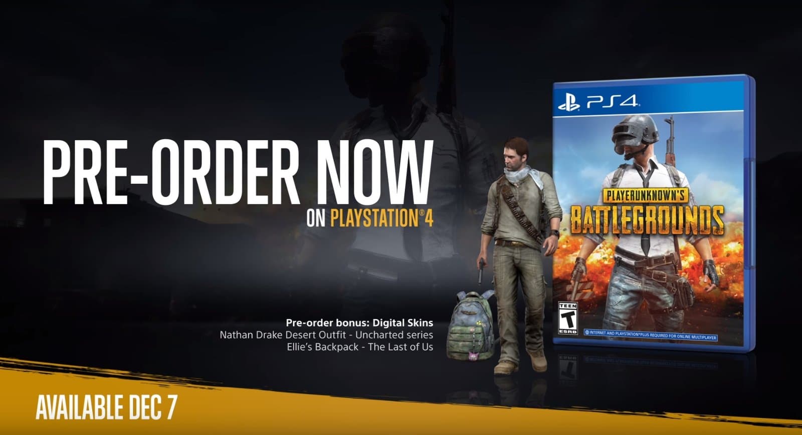 Anunciado oficialmente PUBG para el Playstation 4