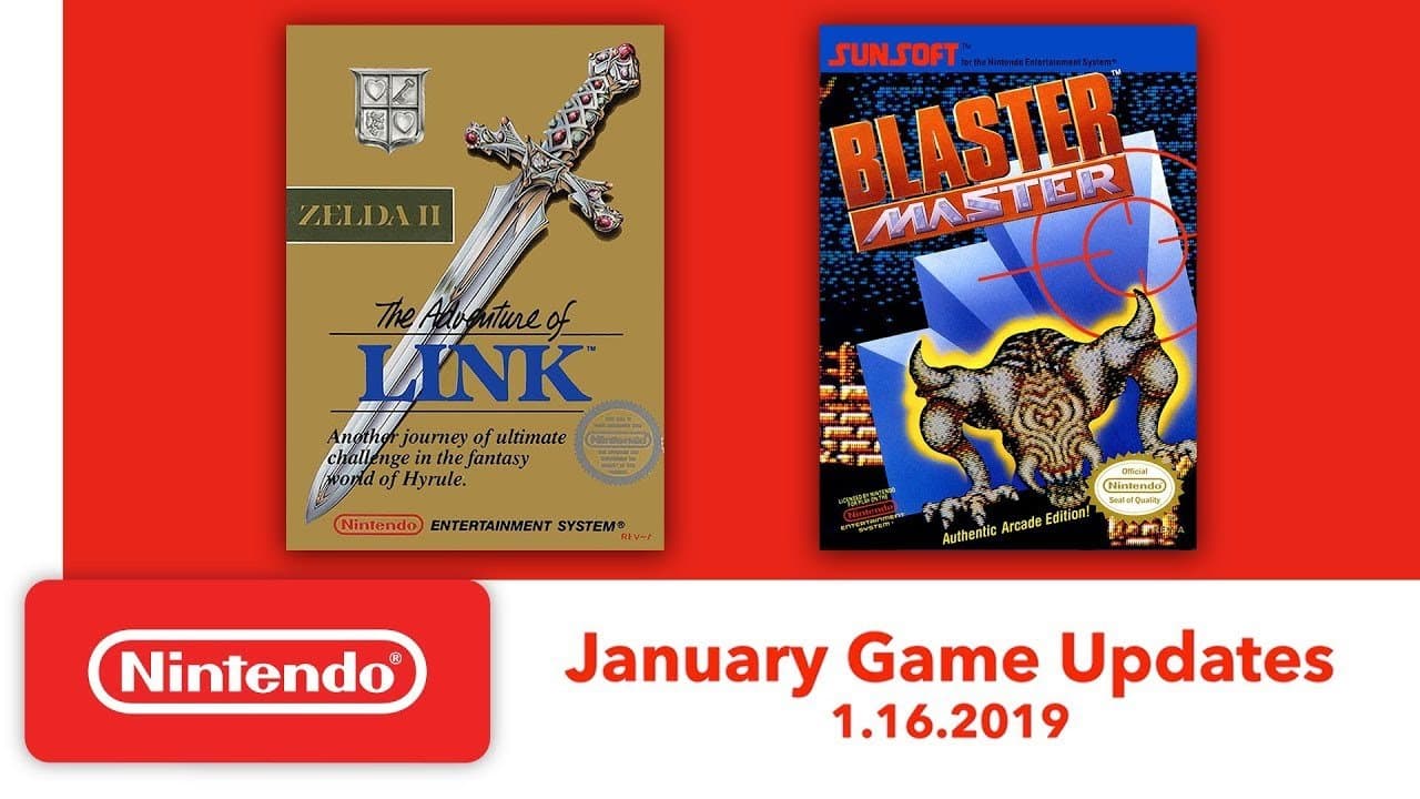 Zelda II y Blaster Master son los juegos de Enero para el Nintendo Switch Online