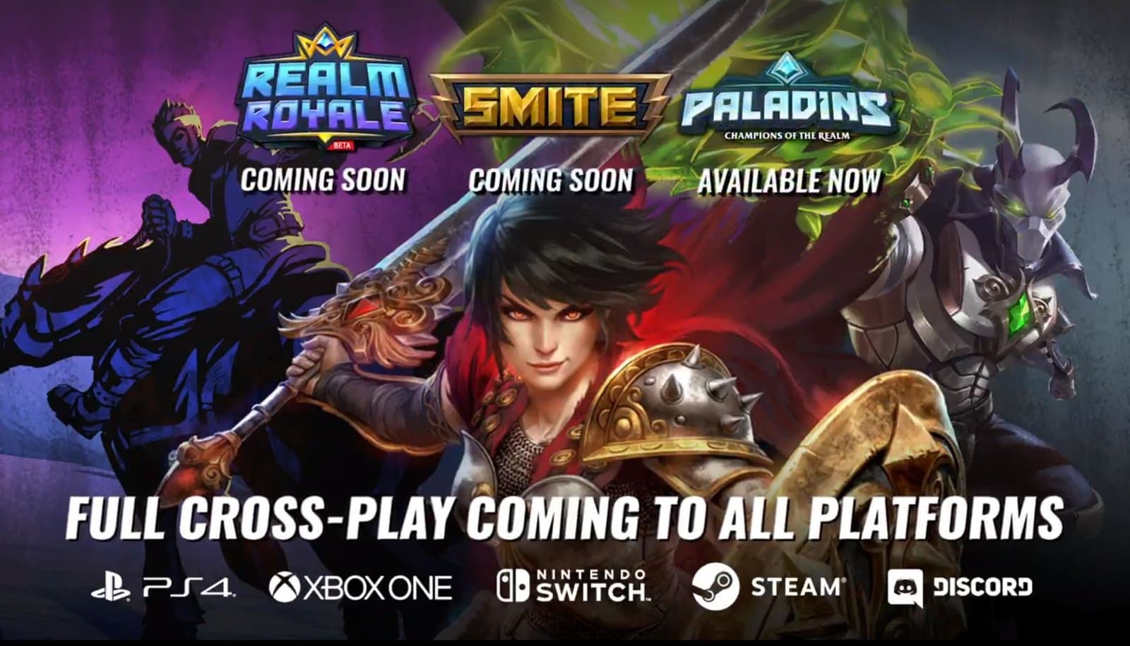 Al fin llega el Cross-Play a los juegos de Hi-Rez Studios en Playstation 4, comenzando con Paladins