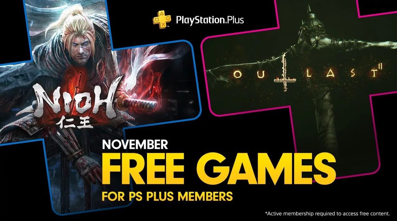 Sony anuncia Nioh y Outlast 2 como los juegos gratuitos de PS Plus de Noviembre