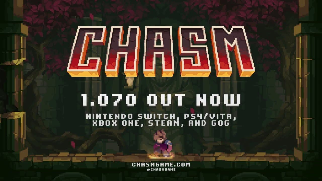 Chasm recibe una actualización en consolas que añade un modo arcade, personalización de control y más