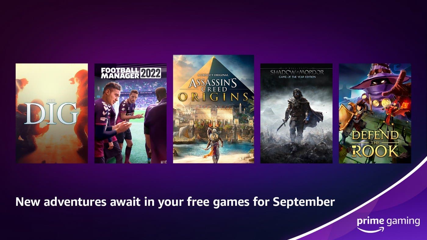 Amazon Prime Gaming anuncia los juegos gratis de septiembre