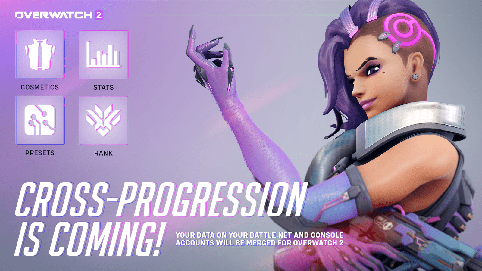 La progresión cruzada estará disponible en Overwatch 2 en su lanzamiento.