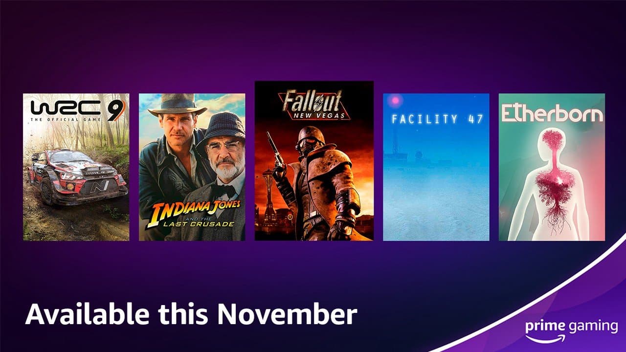 Estos son los juegos gratis de Prime Gaming de noviembre