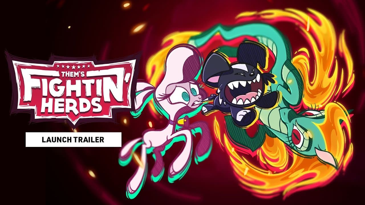 Trailer de lanzamiento para Them’s Fightin’ Herds