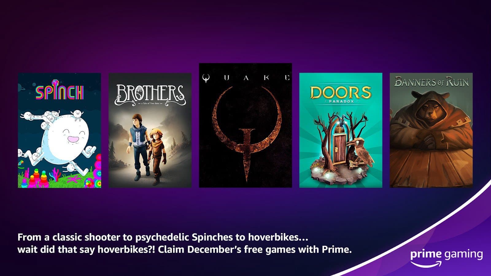 Estos son los juegos gratis de Prime Gaming para diciembre