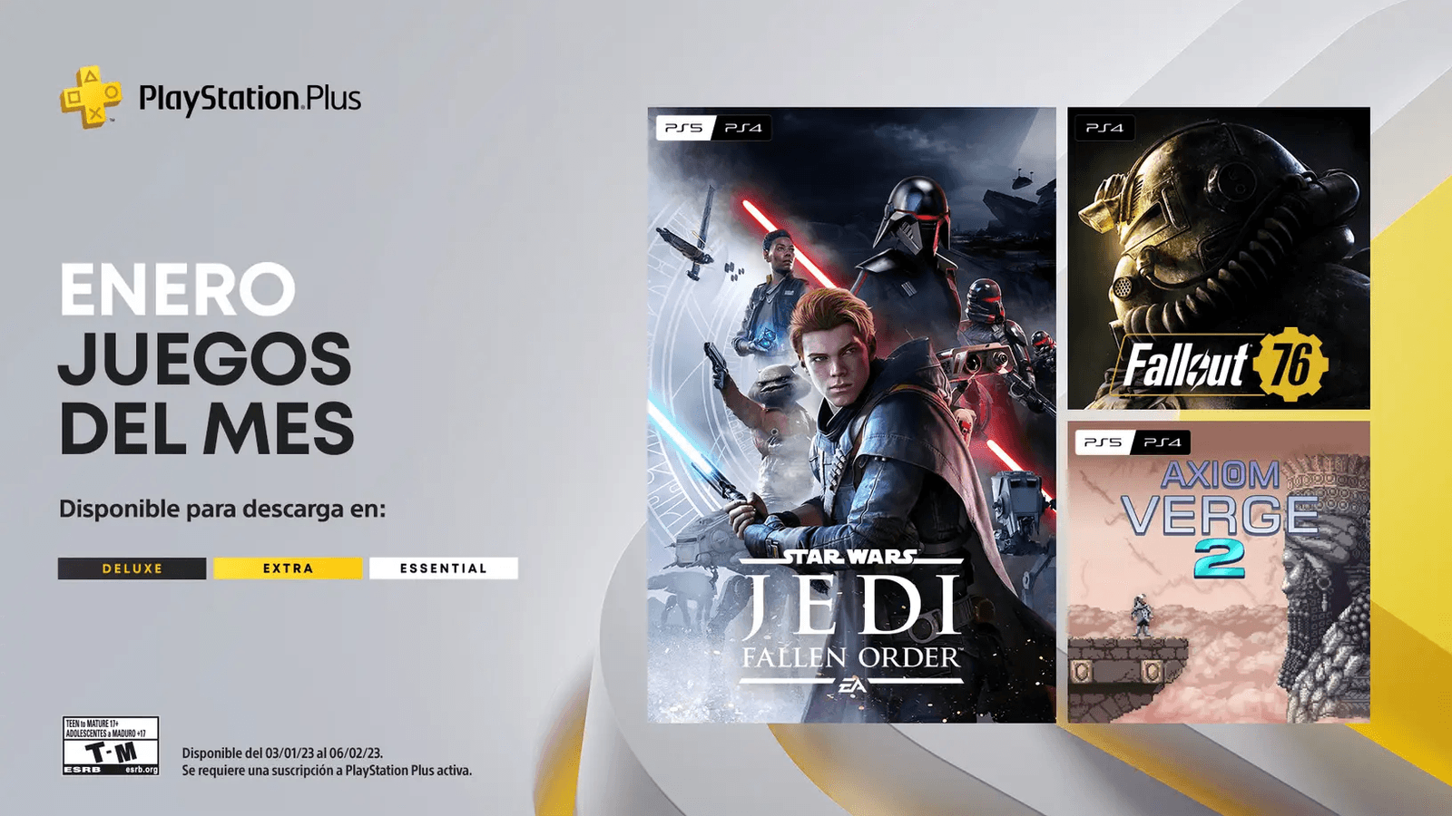 Revelado los juegos mensuales de PlayStation Plus para enero 2023