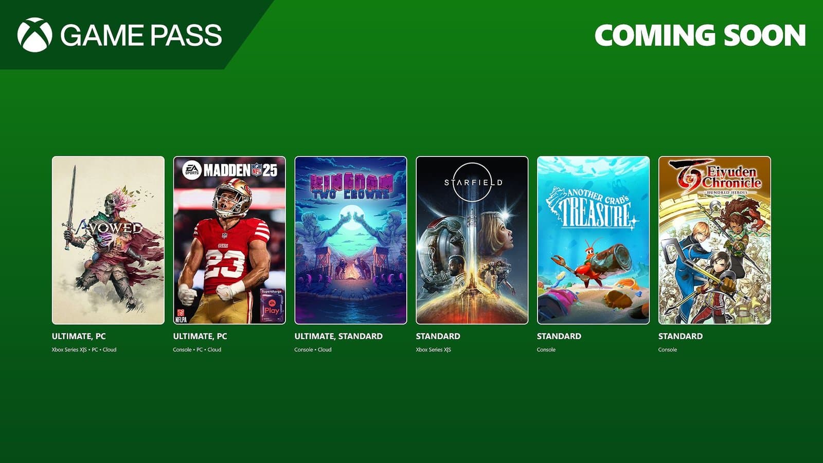 Nuevos juegos en Xbox Game Pass para febrero de 2025