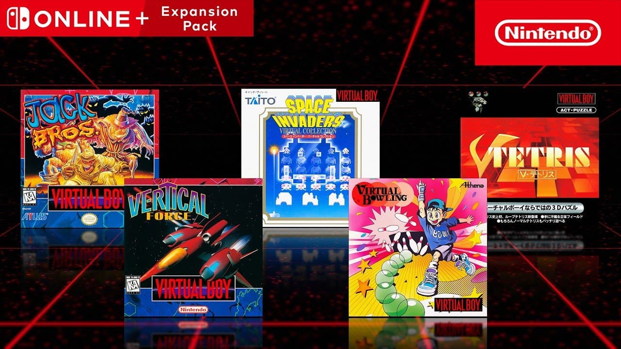 Nintendo revive más rarezas de Virtual Boy con nuevos juegos en Switch Online