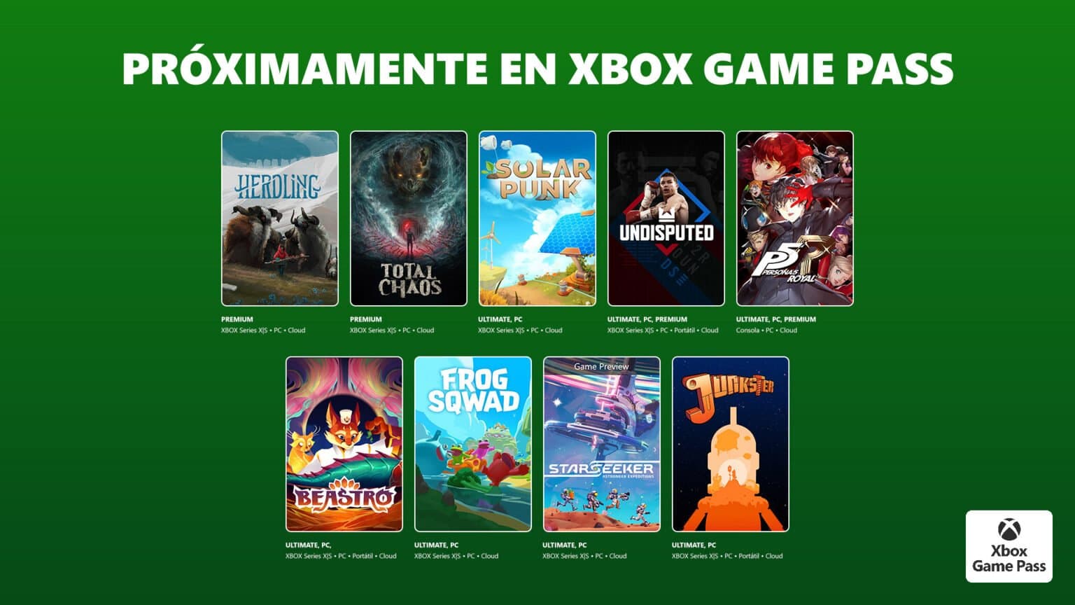 Estos son los juegos que llegan y salen de Xbox Game Pass en junio
