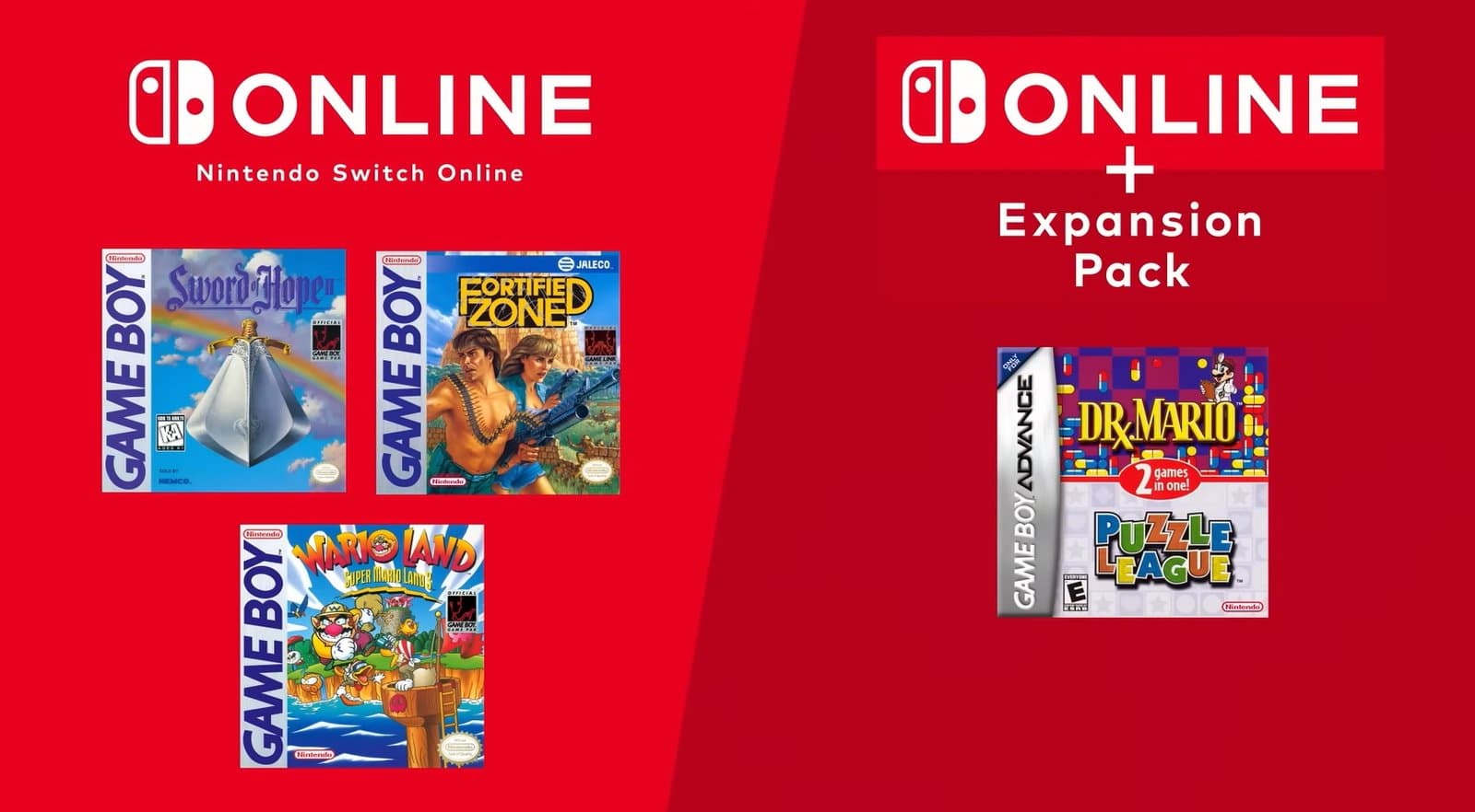 Nintendo Switch Online recibe más juegos de Game Boy y GBA