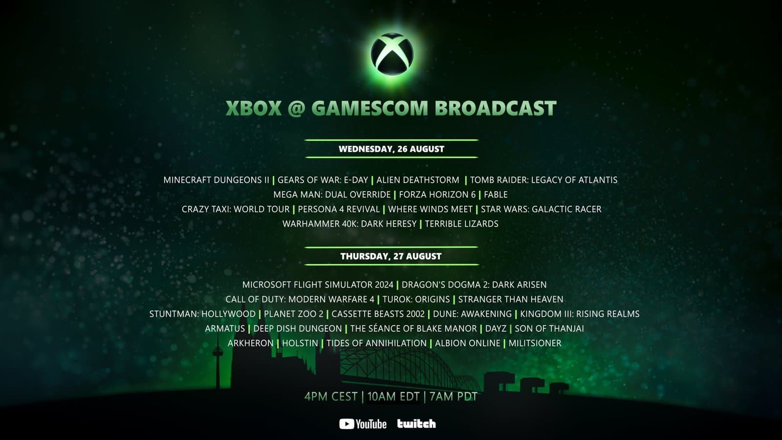 Xbox se va con todo a gamescom 2026 con Gears, Fable, Halo y más
