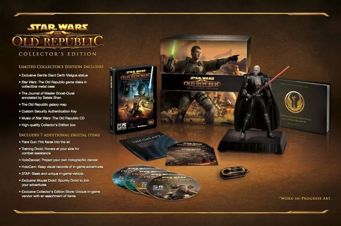 Electronic Arts Revela las ediciones de Star Wars: The Old Republic
