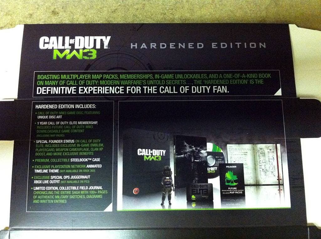 Se filtra el contenido de la versión Hardened de Modern Warfare 3