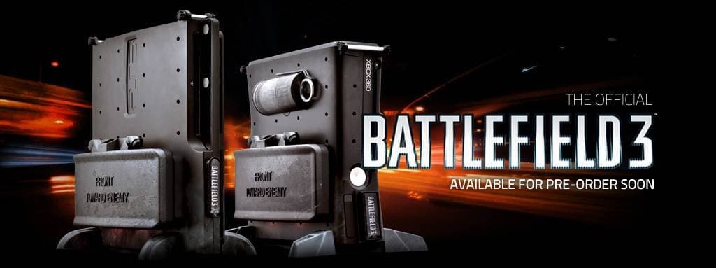 Consolas oficiales de Battlefield 3 por Calibur 11