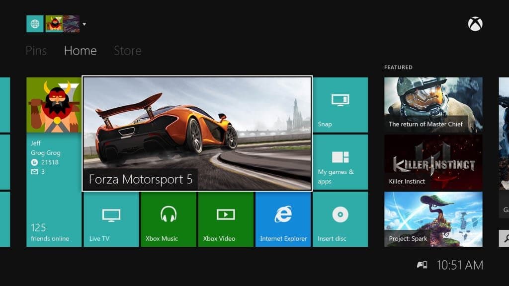 Detalles de la actualización del Xbox One de Abril