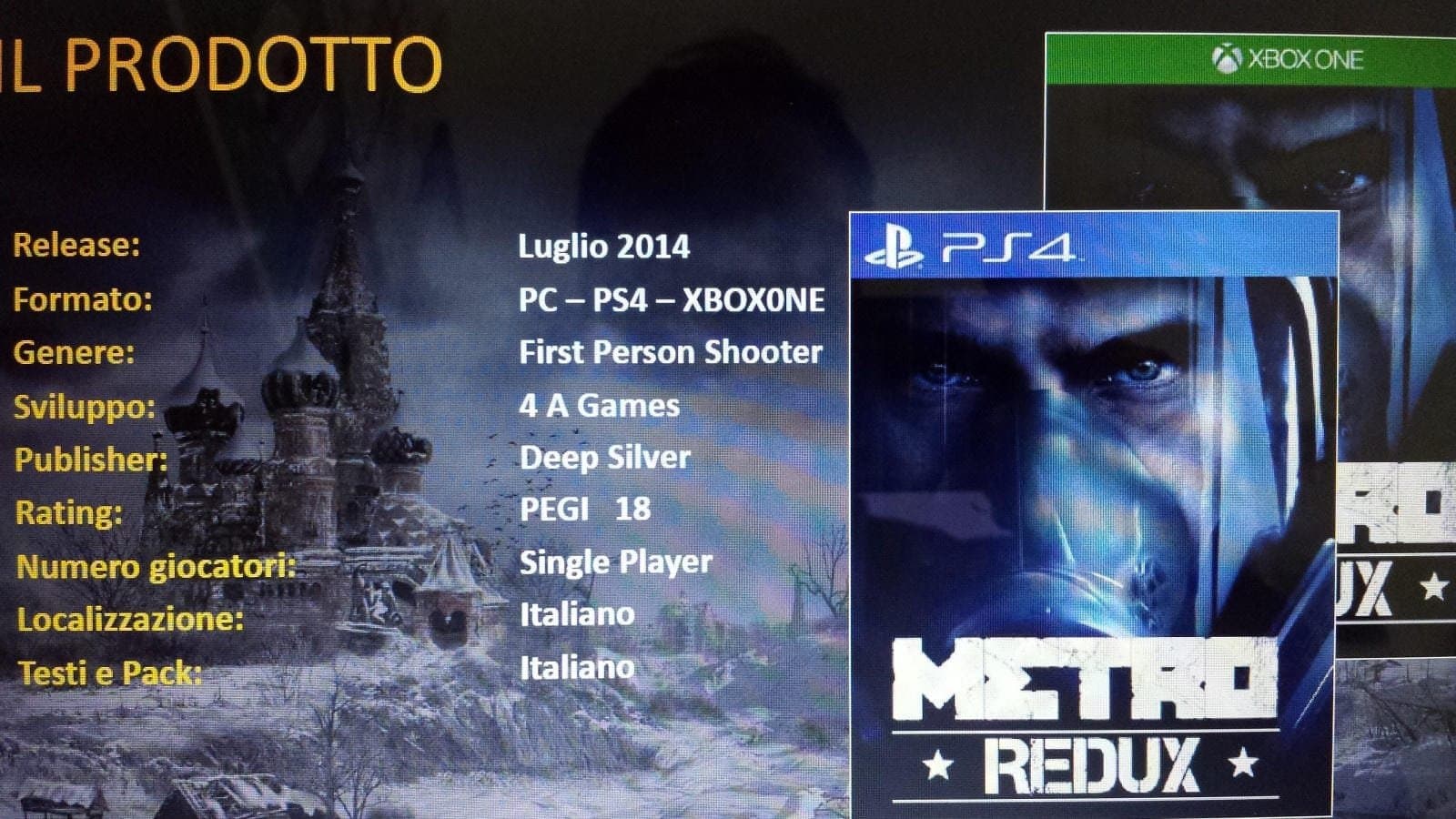 Metro: Redux correrá a 60FPS en el PS4