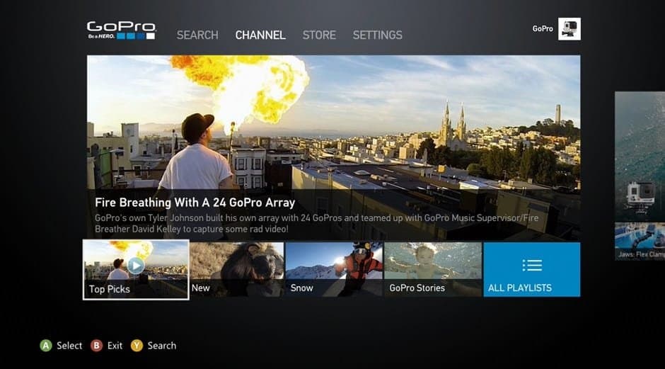 LLega la GoPro App al Xbox 360 y Youtube de Xbox One permitirá compartir videos del Game DVR
