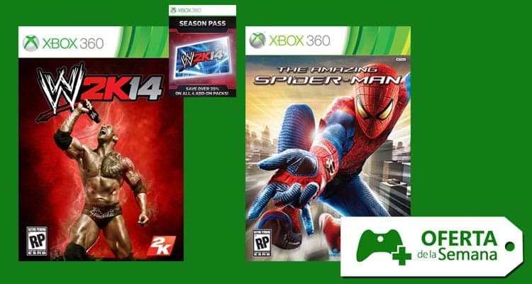 WWE 2K14 y Amazing Spider-man en la Oferta de la Semana