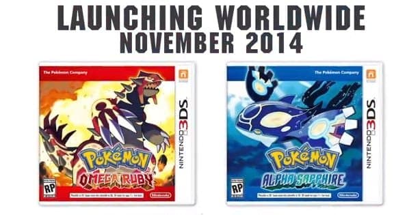 Nintendo anuncia Pokémon Omega Ruby y Alpha Sapphire