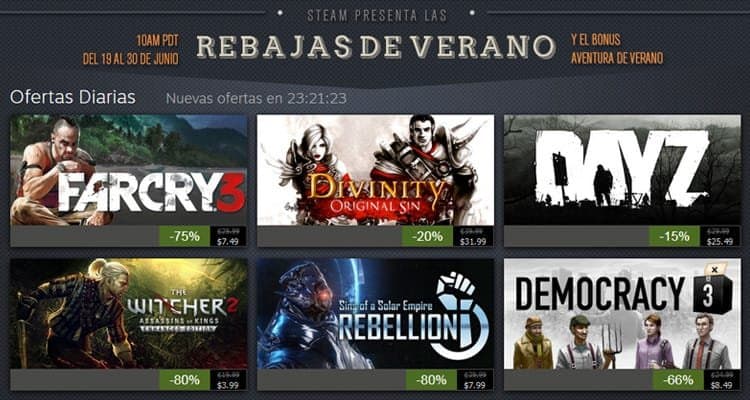 Inician las rebajas de verano en el Steam