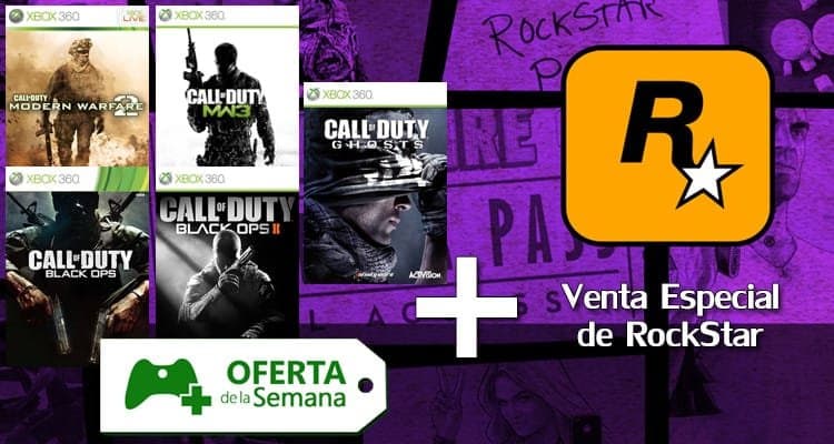 Call of Duty en la oferta de la semana y venta especial de Rockstar
