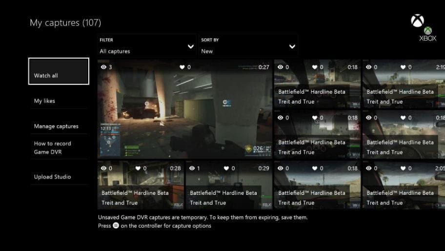 Al fin los Screenshots llegarán al Xbox One en la actualización de Marzo