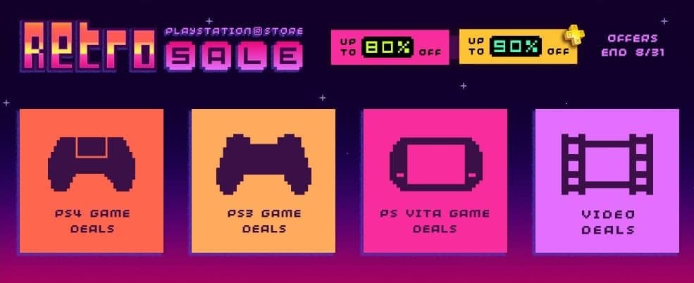 Aprovecha las ofertas en el Retro Sale de Sony