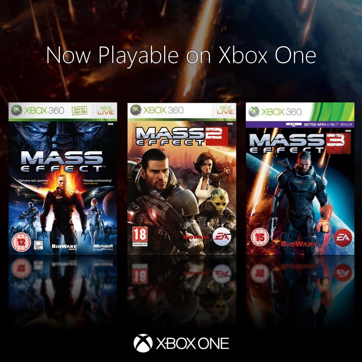 Mass Effect 2 y Mass Effect 3 ya son retrocompatibles en el Xbox One