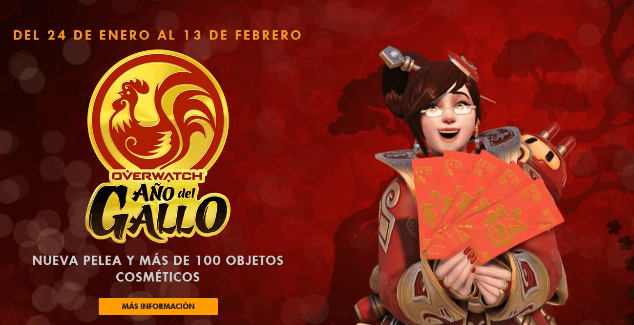 Da inicio el evento del Año del Gallo en Overwatch