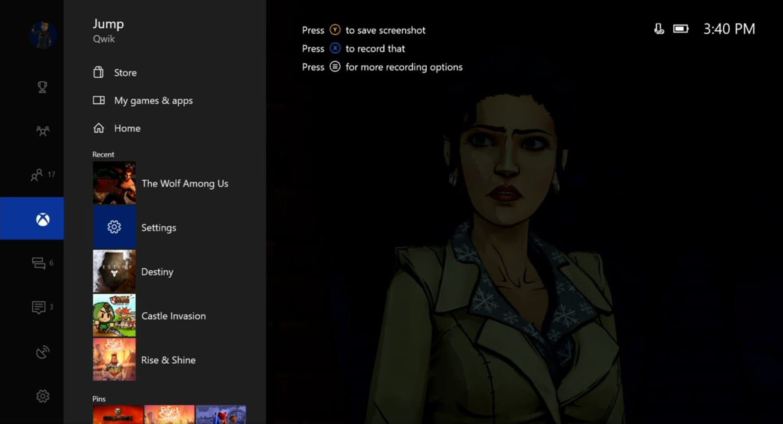 Un pequeño vistazo a la nueva guía de Xbox One