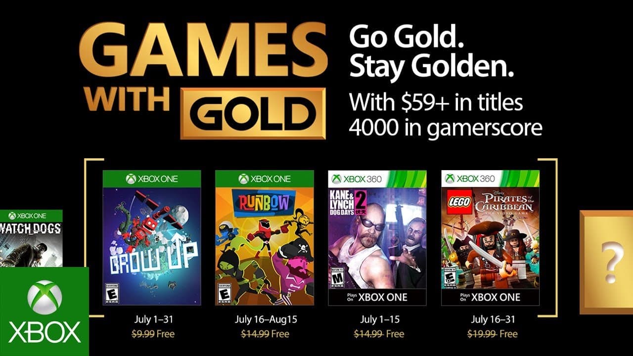 Estos son los juegos gratis en Julio para Xbox