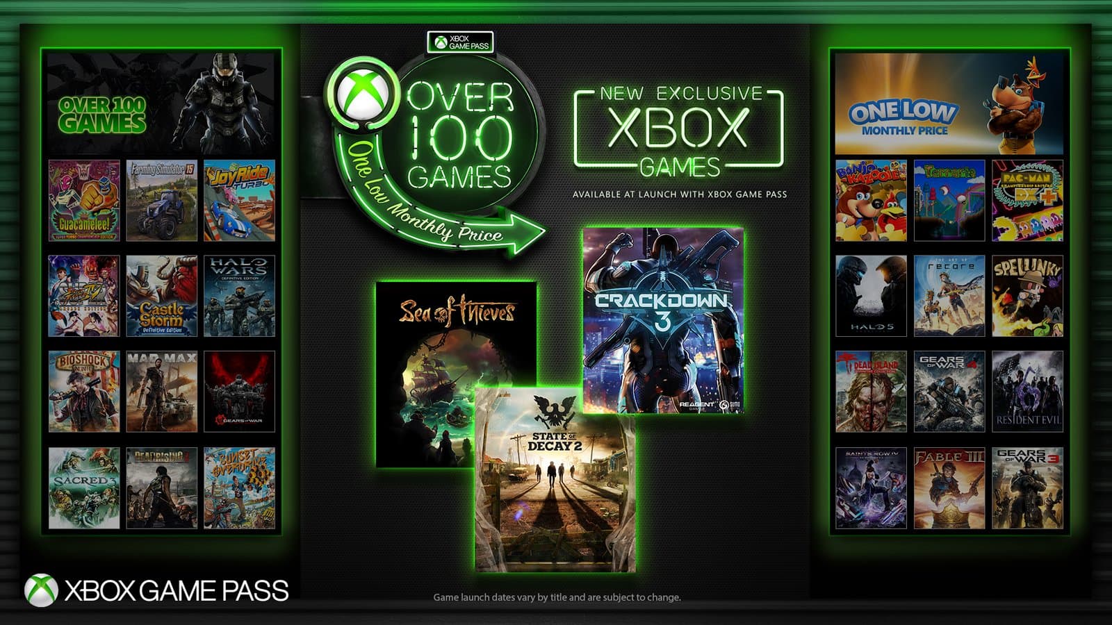 El servicio de Xbox Game Pass estará agregando nuevos lanzamientos de Microsoft Studios