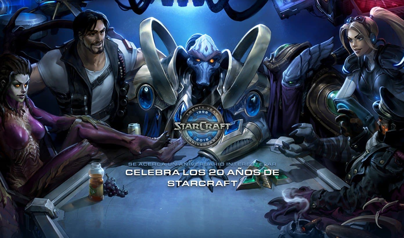 Blizzard Celebra el 20 aniversario de StarCraft con regalitos exclusivos en sus juegos