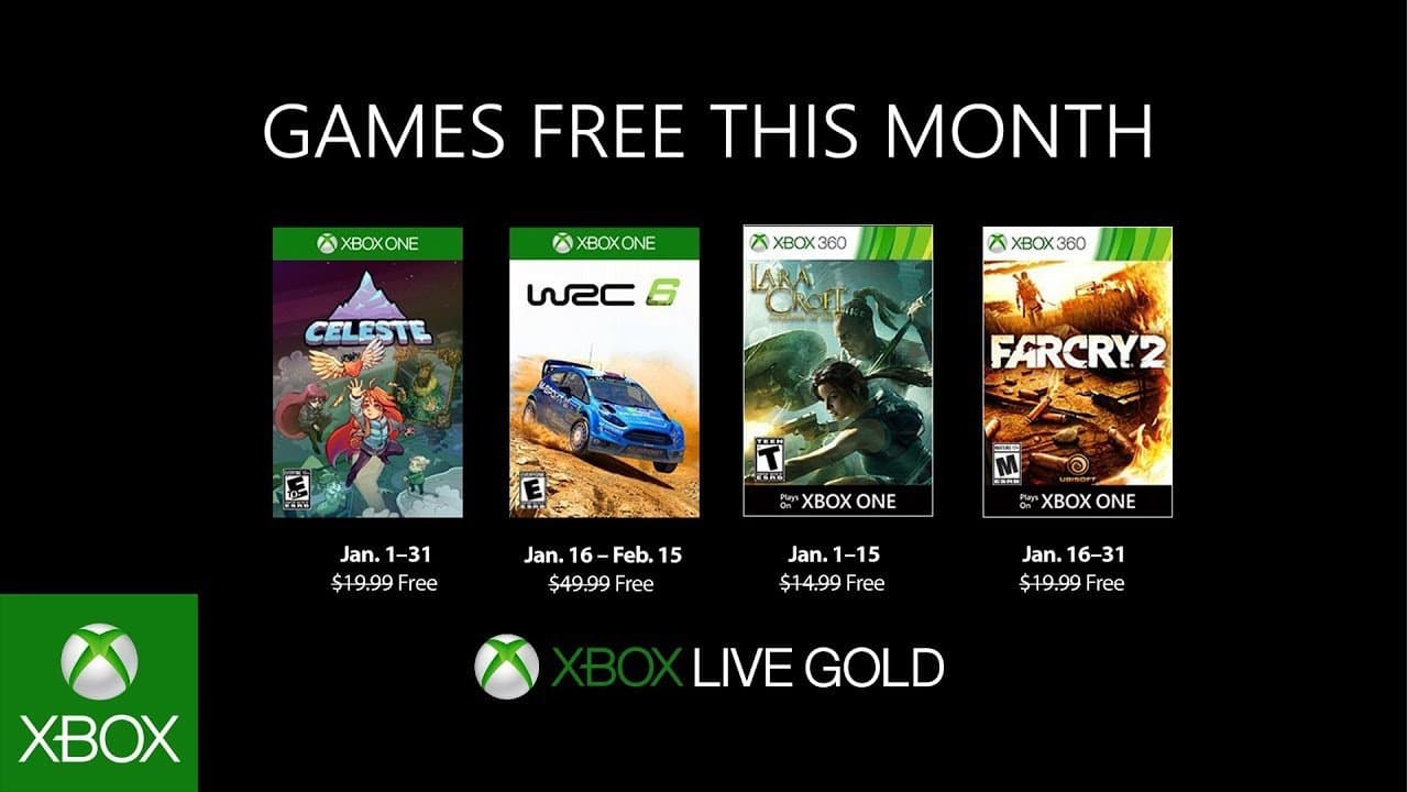 Estos son los juegos gratis para Xbox en Enero 2019