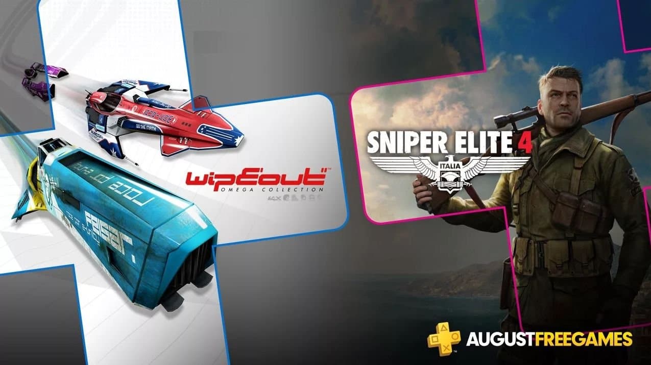 WipEout Omega Collection y Sniper Elite 4 son los juegos gratuitos de Playstation Plus para agosto