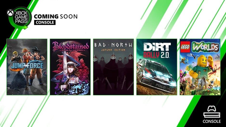 Xbox Game Pass agregará Jump Force, Bloodstained: Ritual of the Night, entre otros juegos en septiembre